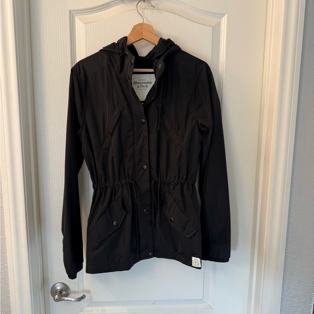 Abercrombie & Fitch Black Anorak Jacket